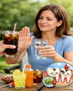 It’s important to be mindful of what you sip on throughout the day, especially in hot weather when you’re drinking more often.